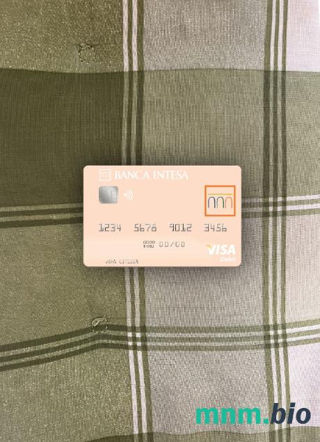 Serbia The Banca Intesa a.d. Beograd visa obciążyć card wygląd fotograficzny skan PSD + zdjęcie